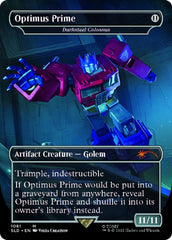 Darksteel Colossus - Optimus Prime (Borderless) [Secret Lair Drop Series] | North Game Den