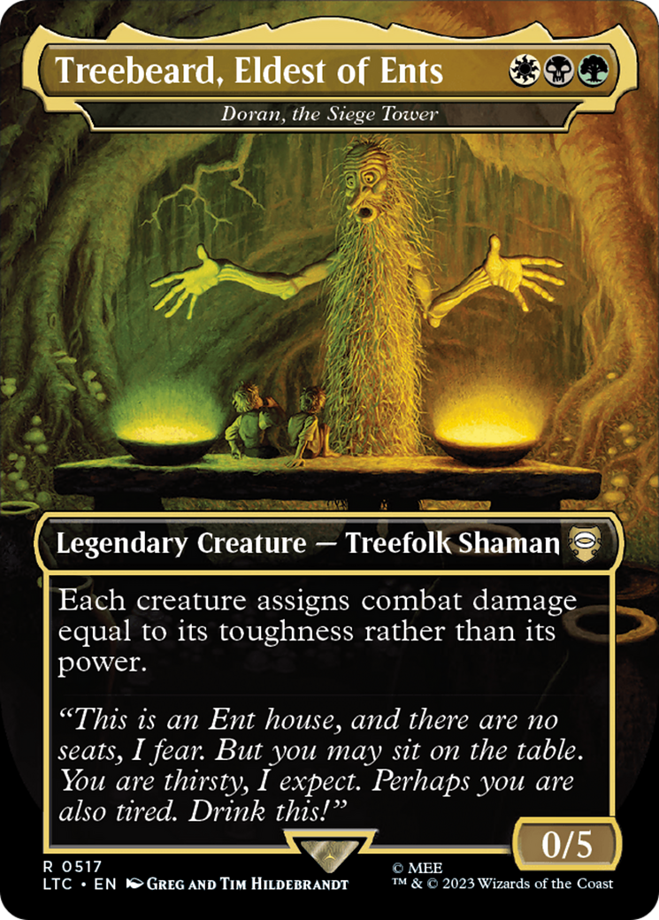 Treebeard, Eldest of Ents - Doran, the Siege Tower (Borderless) [The Lord of the Rings: Tales of Middle-Earth Commander] | North Game Den