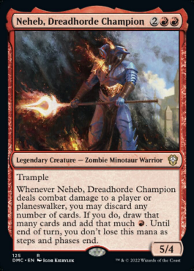 Neheb, Dreadhorde Champion [Dominaria United Commander] | North Game Den