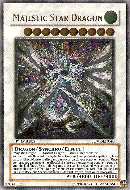 Majestic Star Dragon [SOVR-EN040] Ultimate Rare | North Game Den