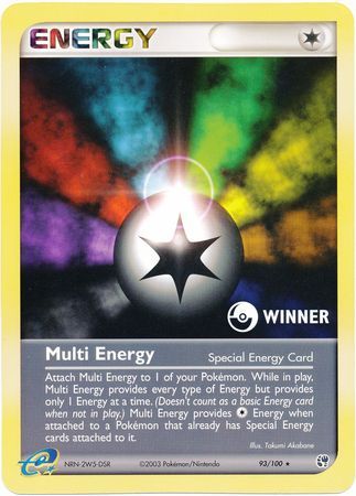 Multi Energy (93/100) (Winner League Promo) [EX: Sandstorm] | North Game Den