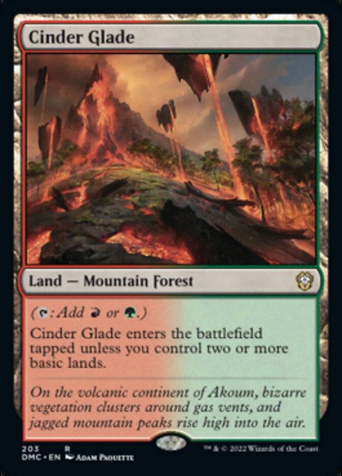 Cinder Glade [Dominaria United Commander] | North Game Den