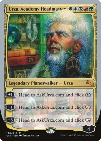 Urza, Academy Headmaster [Unstable] | North Game Den