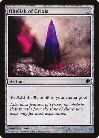 Obelisk of Grixis [Commander 2013] | North Game Den