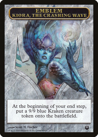 Emblem - Kiora, the Crashing Wave [Born of the Gods Tokens] | North Game Den