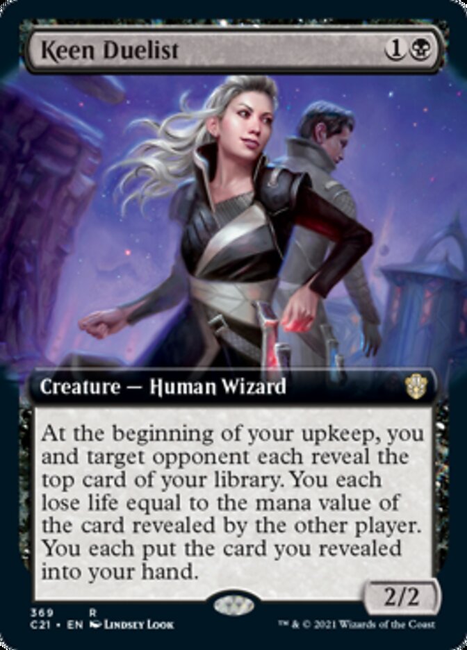 Keen Duelist (Extended) [Commander 2021] | North Game Den
