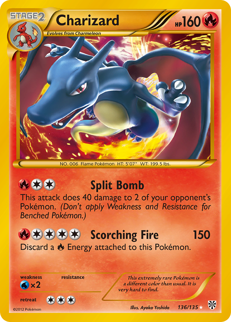 Charizard (136/135) [Black & White: Plasma Storm] | North Game Den