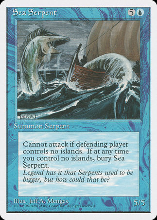 Sea Serpent [Fourth Edition] | North Game Den