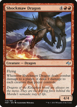 Shockmaw Dragon [Fate Reforged] | North Game Den