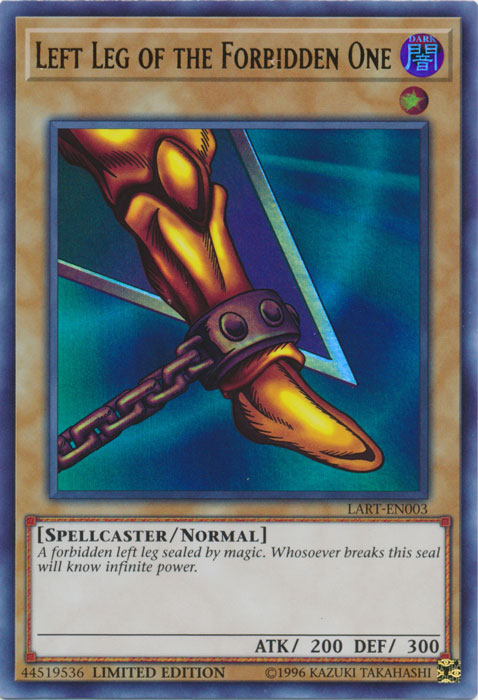 Left Leg of the Forbidden One [LART-EN003] Ultra Rare | North Game Den