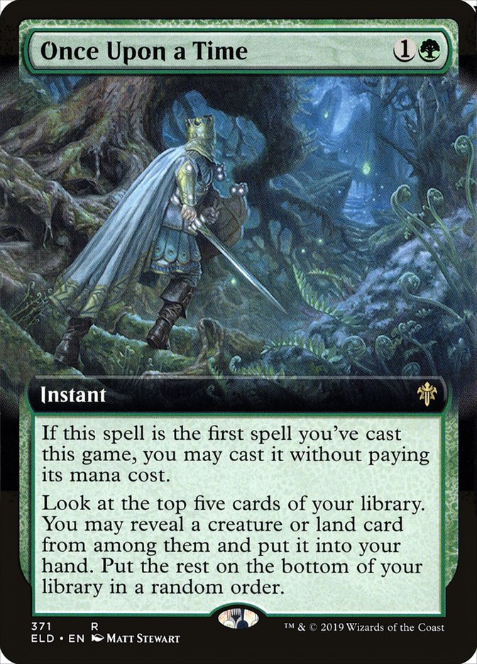 Once Upon a Time (Extended Art) [Throne of Eldraine] | North Game Den