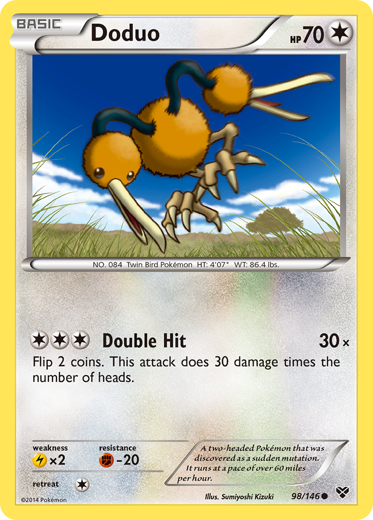 Doduo (98/146) [XY: Base Set] | North Game Den