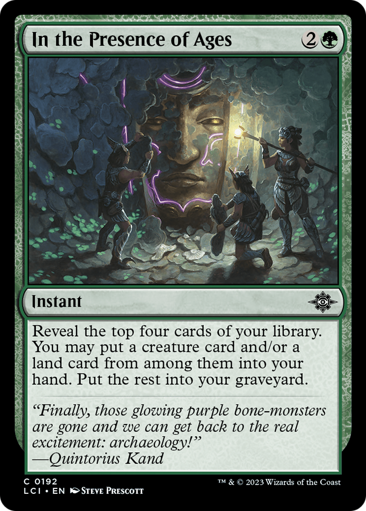 In the Presence of Ages [The Lost Caverns of Ixalan] | North Game Den