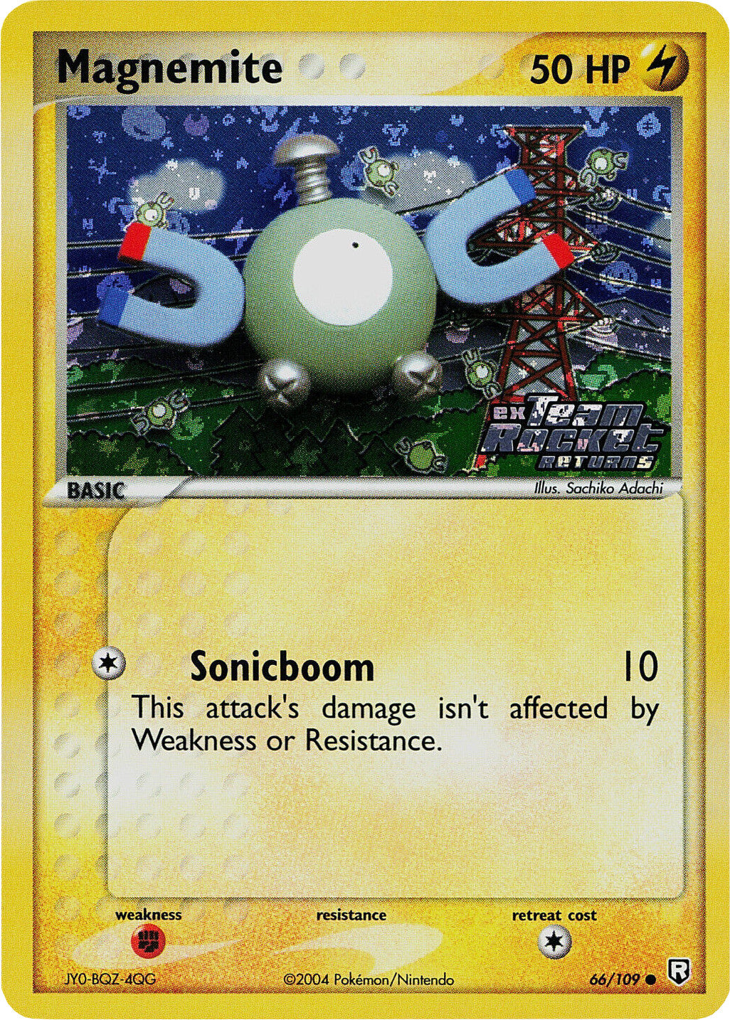 Magnemite (66/109) (Stamped) [EX: Team Rocket Returns] | North Game Den