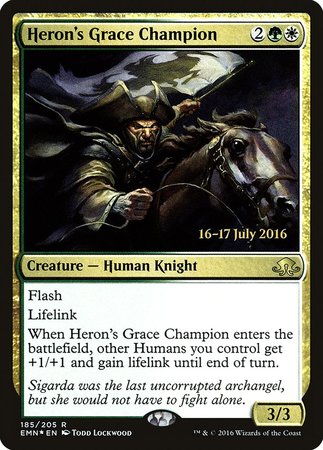 Heron's Grace Champion [Eldritch Moon Promos] | North Game Den