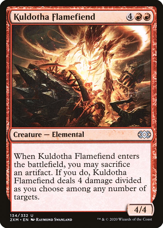 Kuldotha Flamefiend [Double Masters] | North Game Den