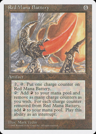 Red Mana Battery [Fourth Edition] | North Game Den