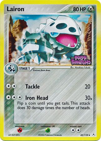 Lairon (45/110) (Stamped) [EX: Holon Phantoms] | North Game Den
