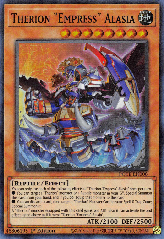 Therion Empress Alasia [POTE-EN008] Super Rare | North Game Den