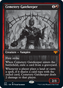 Cemetery Gatekeeper [Innistrad: Double Feature] | North Game Den