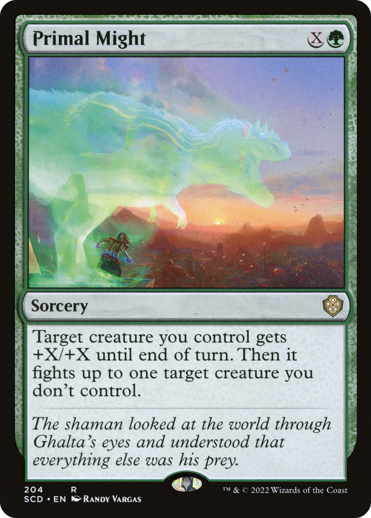 Primal Might [Starter Commander Decks] | North Game Den