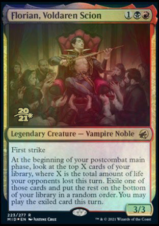 Florian, Voldaren Scion [Innistrad: Midnight Hunt Prerelease Promos] | North Game Den