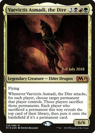 Vaevictis Asmadi, The Dire [Core Set 2019 Promos] | North Game Den