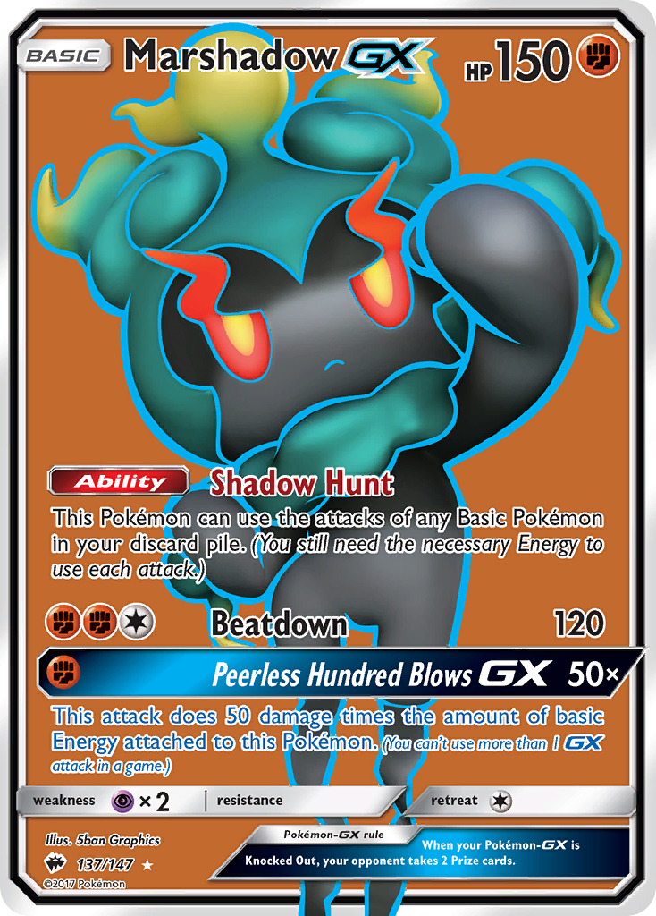 Marshadow GX (137/147) [Sun & Moon: Burning Shadows] | North Game Den