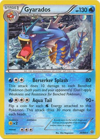 Gyarados (20/98) (Cosmos Holo) [XY: Ancient Origins] | North Game Den