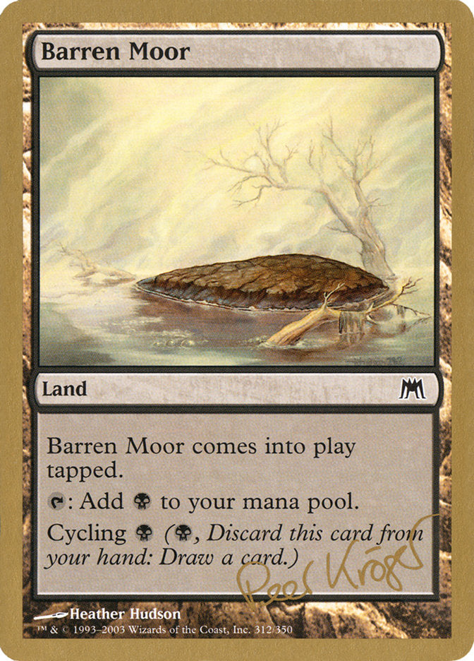 Barren Moor (Peer Kroger) [World Championship Decks 2003] | North Game Den