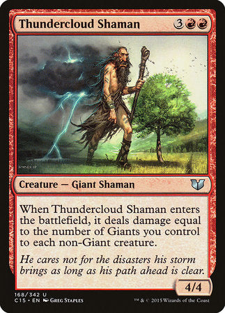 Thundercloud Shaman [Commander 2015] | North Game Den