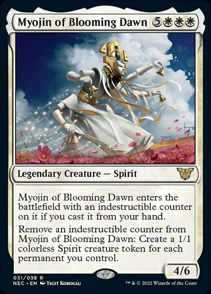 Myojin of Blooming Dawn [Kamigawa: Neon Dynasty Commander] | North Game Den