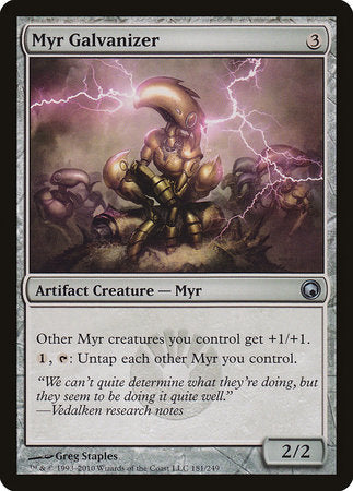 Myr Galvanizer [Scars of Mirrodin] | North Game Den