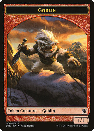 Goblin Token [Dragons of Tarkir Tokens] | North Game Den