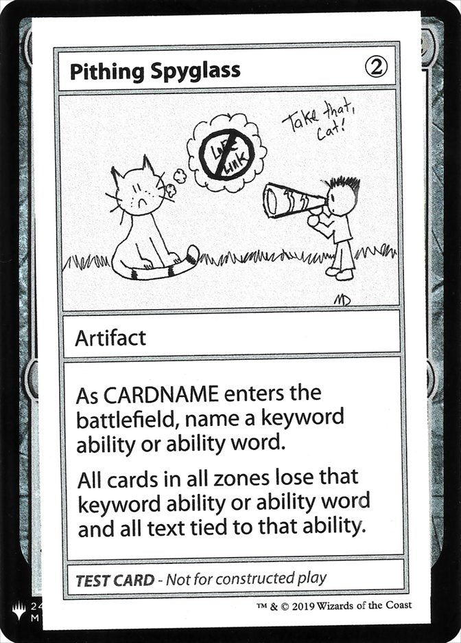 Pithing Spyglass [Mystery Booster Playtest Cards] | North Game Den