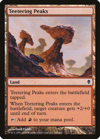 Teetering Peaks [Zendikar] | North Game Den