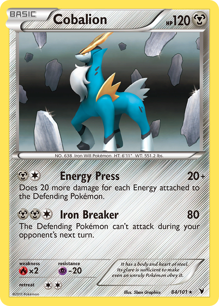 Cobalion (84/101) [Black & White: Noble Victories] | North Game Den