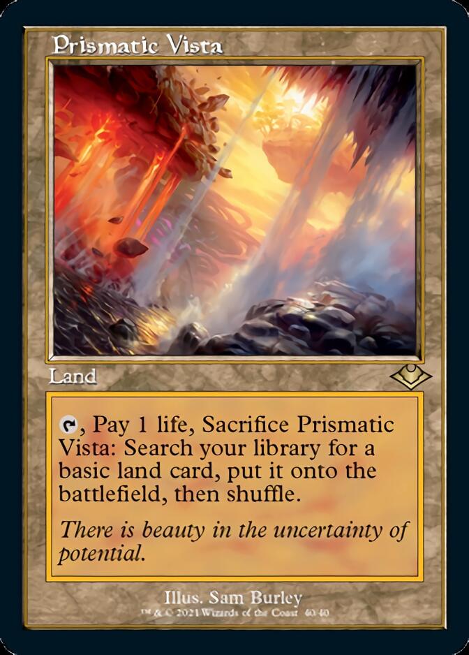 Prismatic Vista (Retro Foil Etched) [Modern Horizons 2] | North Game Den