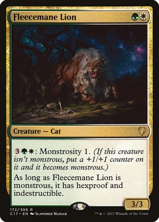 Fleecemane Lion [Commander 2017] | North Game Den