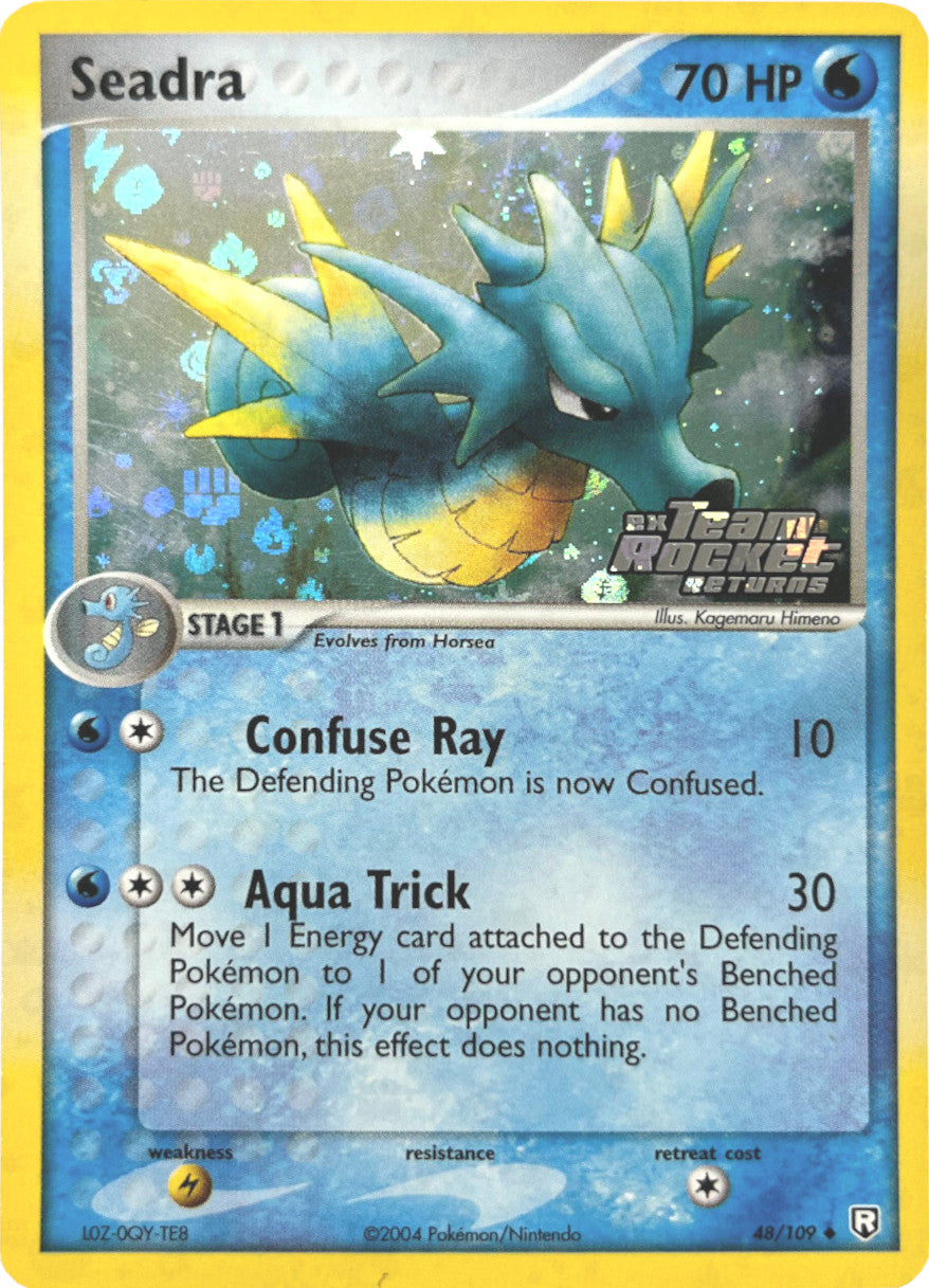 Seadra (48/109) (Stamped) [EX: Team Rocket Returns] | North Game Den