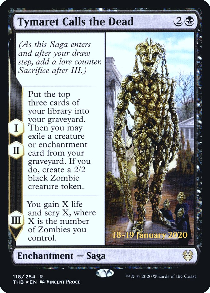 Tymaret Calls the Dead [Theros Beyond Death Prerelease Promos] | North Game Den