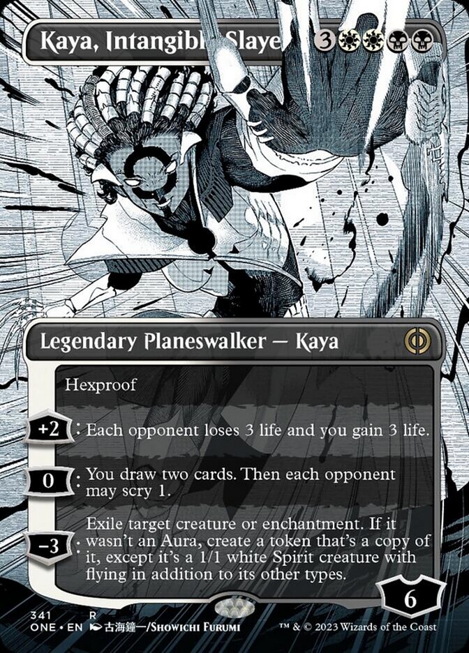 Kaya, Intangible Slayer (Borderless Manga) [Phyrexia: All Will Be One] | North Game Den