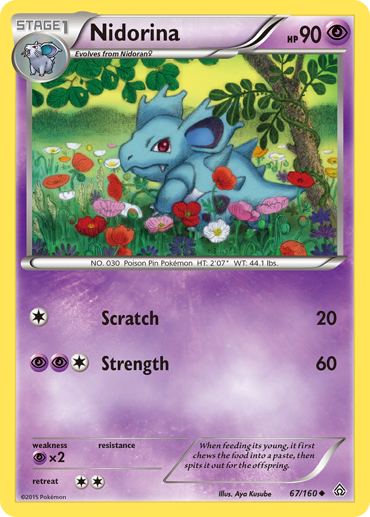 Nidorina (67/160) [XY: Primal Clash] | North Game Den