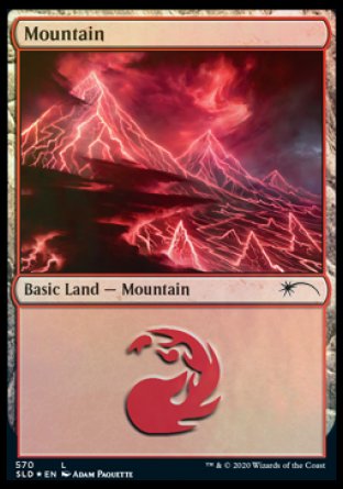 Mountain (Lightning) (570) [Secret Lair Drop Promos] | North Game Den