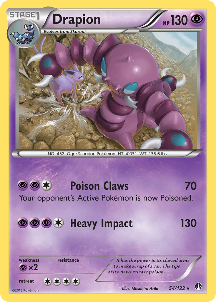 Drapion (54/122) [XY: BREAKpoint] | North Game Den