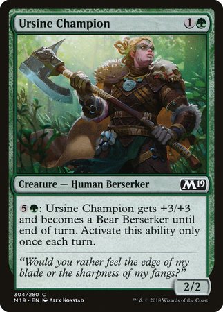 Ursine Champion [Core Set 2019] | North Game Den