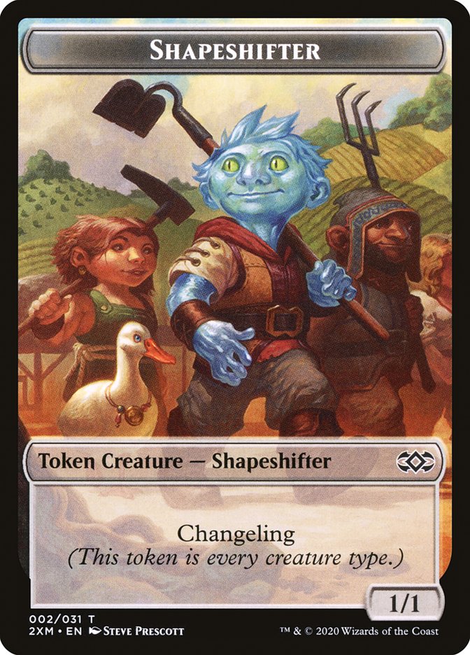 Shapeshifter Token [Double Masters] | North Game Den