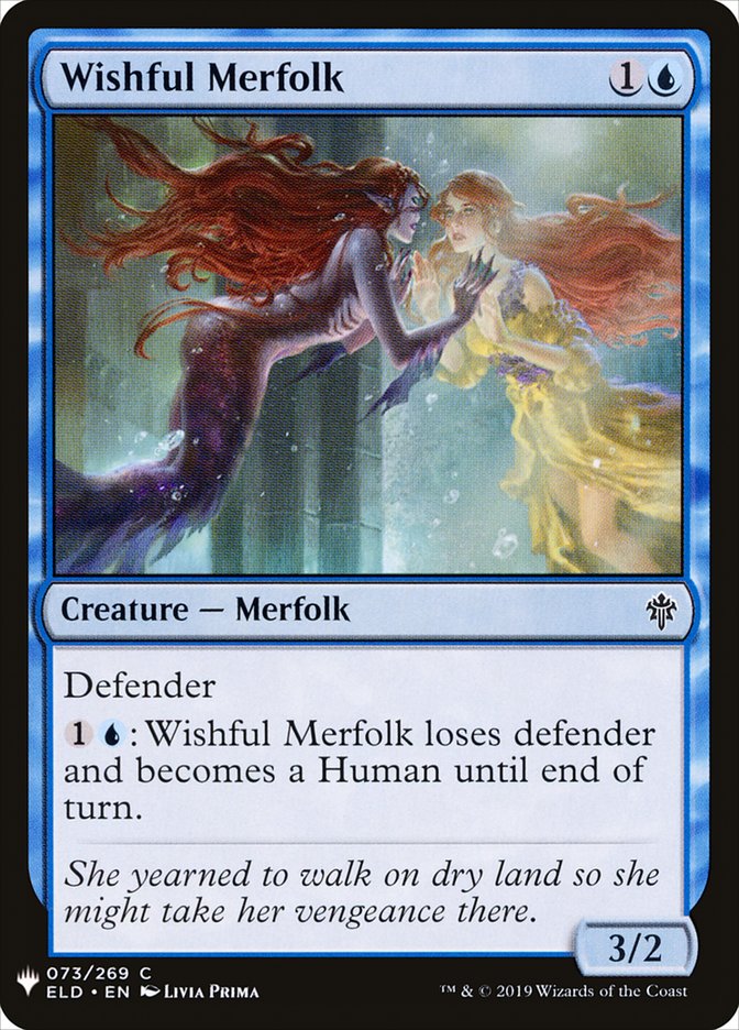 Wishful Merfolk [Mystery Booster] | North Game Den