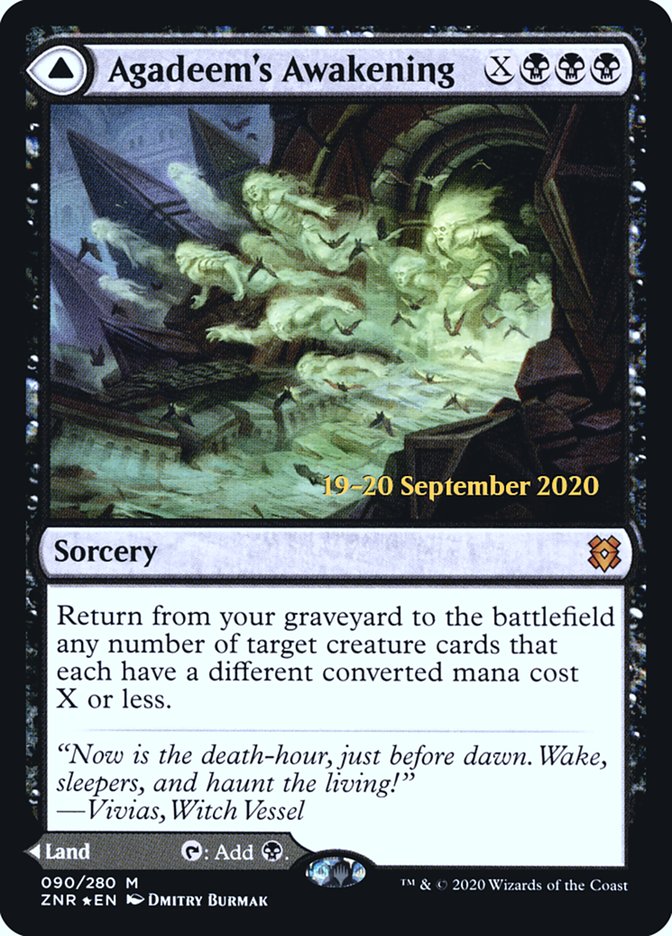 Agadeem's Awakening // Agadeem, the Undercrypt  [Zendikar Rising Prerelease Promos] | North Game Den