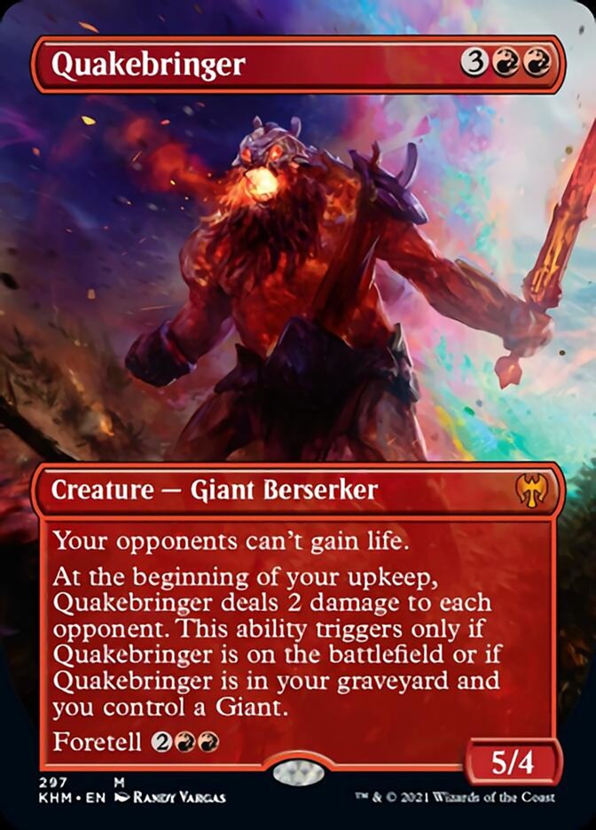 Quakebringer (Borderless Alternate Art) [Kaldheim] | North Game Den